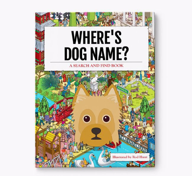 Personalised Where's {dogsName} Book